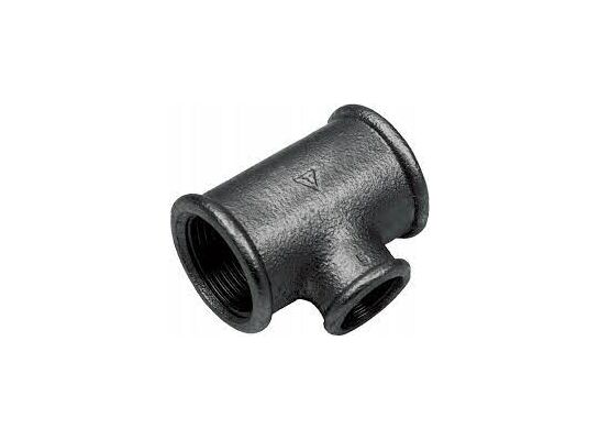 Trójnik nakrętny 3/4'' x 1/2'' czarny