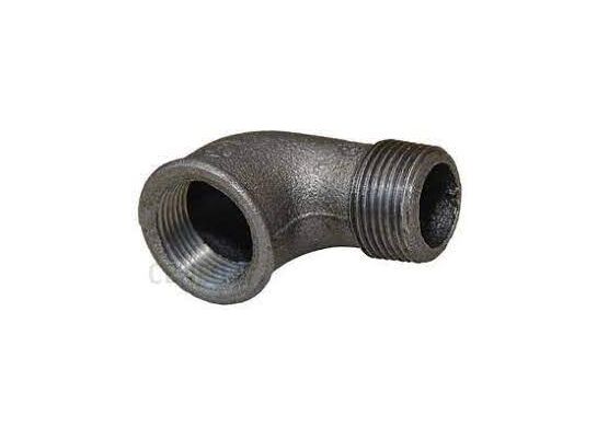 Kolano 1/2" WZ czarne