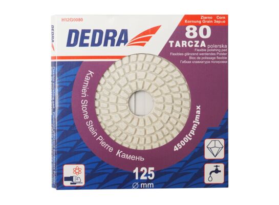 Dysk polerski 1500 diamentowy 125 mm DEDRA
