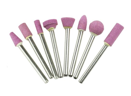 Kamienie szlifierskie precyzyjne zestaw 8 szt. DEDRA