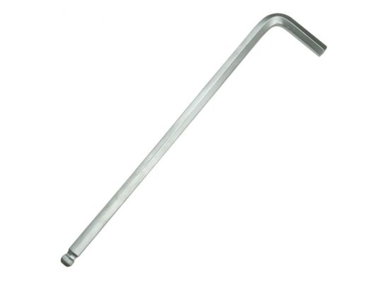 Klucz sześciokątny imbusowy HEX z kulką długi CRV 8.0 mm DEDRA