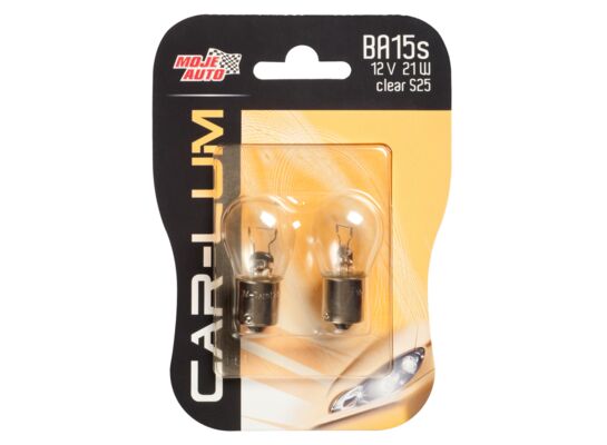 Żarówka BAI5S 12 V 21 W S25 CLEAR - 2 sztuki