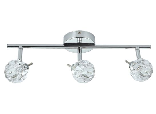 Listwa sufitowa BOMBOLA 3 x 40 W G9 chrom