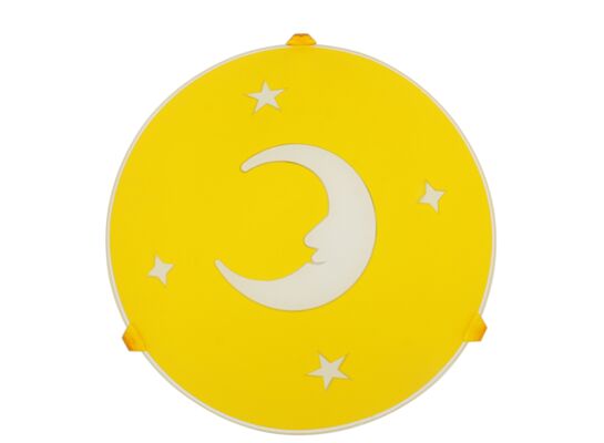 Plafon KSIĘŻYC 1 x 60 W E27 żółty