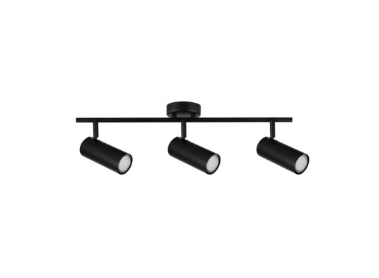 Lampa sufitowa COLLY czarny 3 x 15 W GU10 klosz czarny
