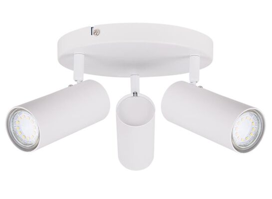 Lampa sufitowa COLLY biały 3 x 15 W GU10 klosz biały