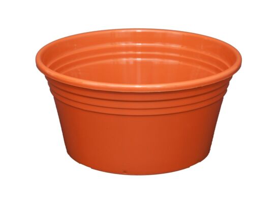 Miska Irys płaska 25 cm terakota