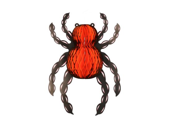 Dekoracja Halloween pająk 33 cm
