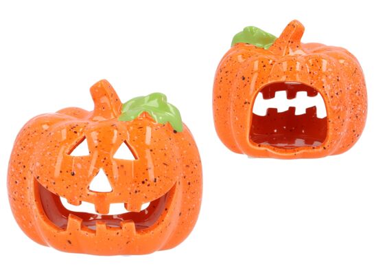 Świecznik Halloween dynia 10 cm