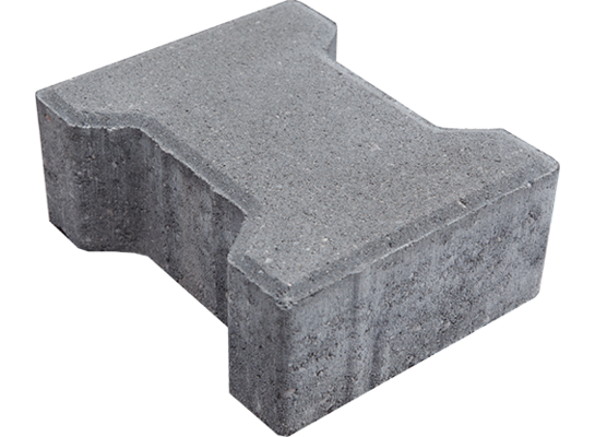 Kostka Behaton szary 8 x 16 x 20 cm POLBRUK