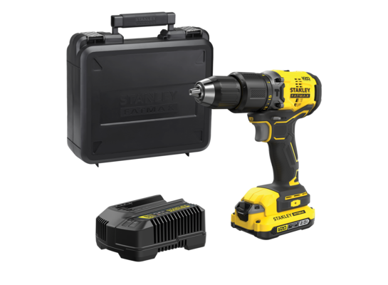 Akumulatorowa wiertarko-wkrętarka udarowa 18 V Stanley Fatmax