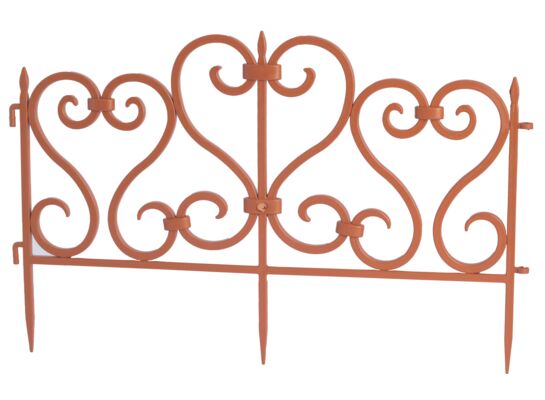 Płotek ozdobny 2,45 (5 elementów) terakota