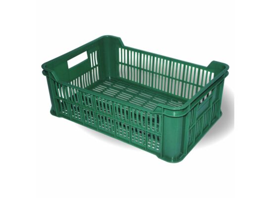 Skrzynka ażurowa 15 kg zielona