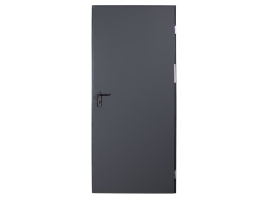 Drzwi techniczne ISO 90 x 200 cm L/P antracytowy