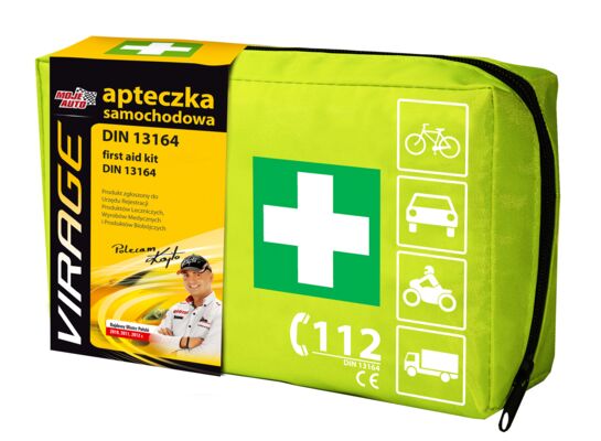 Apteczka samochodowa DIN 13164 Moje Auto VIRAGE