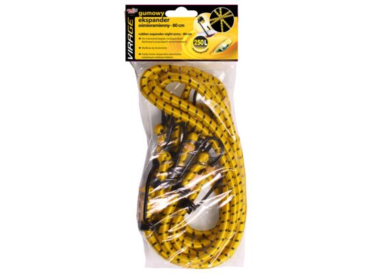 Ekspander gumowy ośmioramienny 80 cm Moje Auto VIRAGE