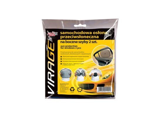 Osłona przeciwsłoneczna samochodowa do szyb bocznych 2 sztuki