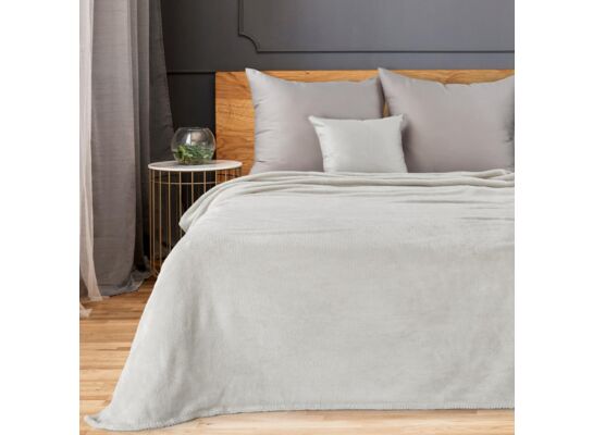 Koc RICKY/1 150 x 200 cm srebrny