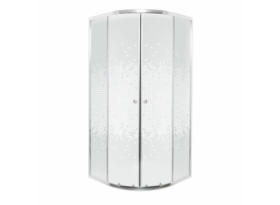 Kabina natryskowa PIXEL 90 WH bez brodzika SOLO biały/chrom Kerra