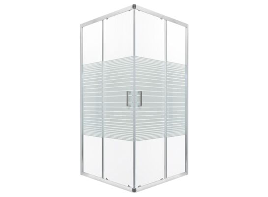 Kabina natryskowa Madera Str 90 SOLO kwadratowa 89 x 89 x 190 cm bez brodzika profil chrom Kerra