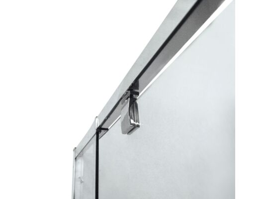 Kabina natryskowa Dunaj 2-D chrom transparentna bez brodzika Kerra