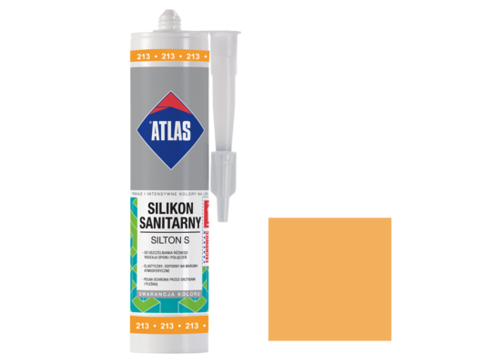 Silikon sanitarny SILTON S 213 mandarynkowy 280 ml Atlas