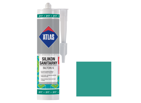 Silikon sanitarny SILTON S 217 szmaragdowy 280 ml Atlas