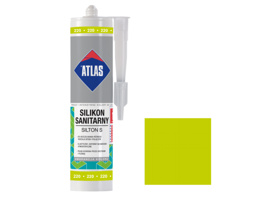 Silikon sanitarny SILTON S 220 awokado 280 ml Atlas