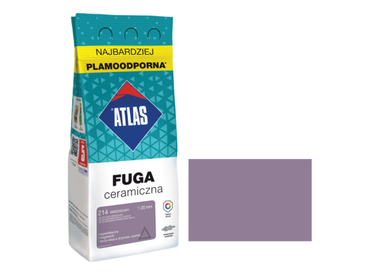 Fuga ceramiczna 214 wrzosowy alubag 2 kg ATLAS