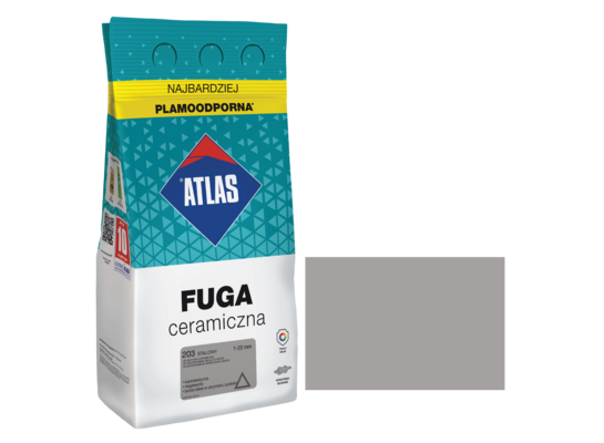 Fuga ceramiczna 203 stalowy alubag 5 kg ATLAS