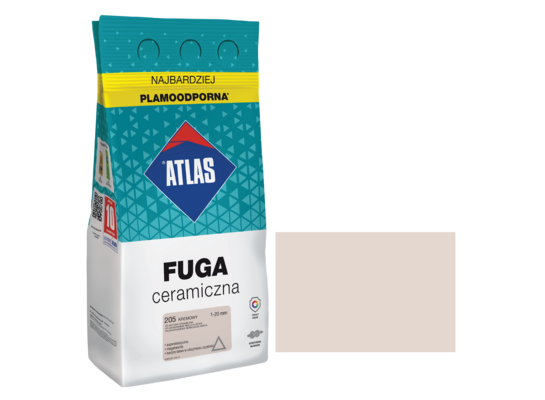 Fuga ceramiczna 205 kremowy alubag 5 kg ATLAS