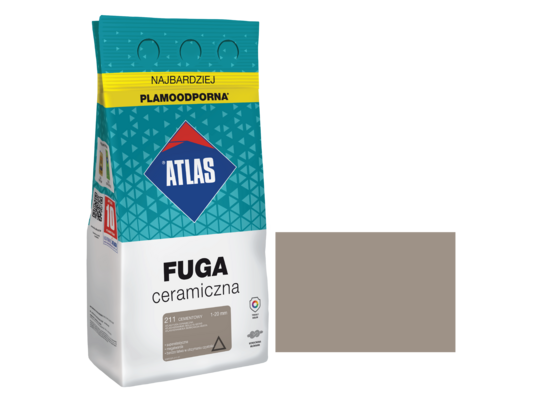 Fuga ceramiczna 211 cementowy alubag 5 kg ATLAS