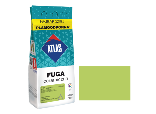 Fuga ceramiczna 220 awokado alubag 2 kg ATLAS