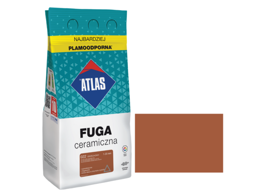 Fuga ceramiczna 022 orzechowy alubag 5 kg ATLAS