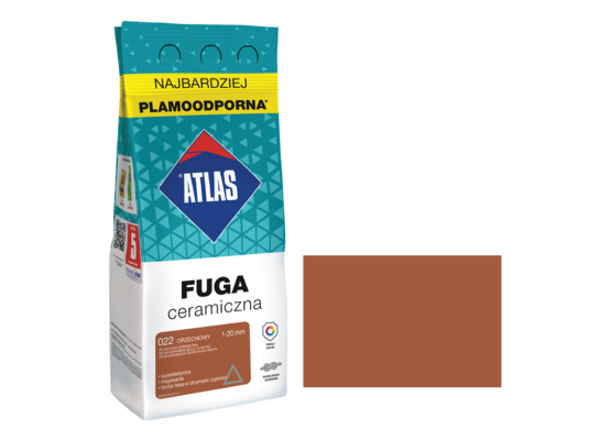 Fuga ceramiczna 022 orzechowy alubag 2 kg ATLAS