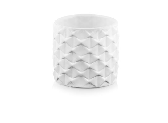 Wazon walec 13 cm biały