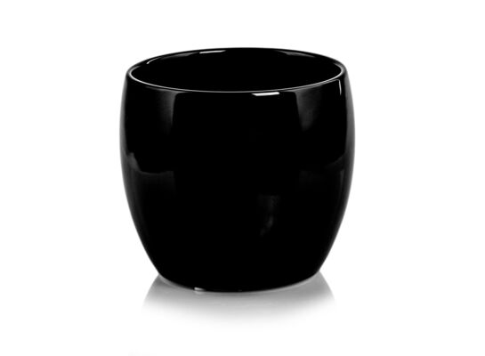 Wazon kula 17 cm czarny