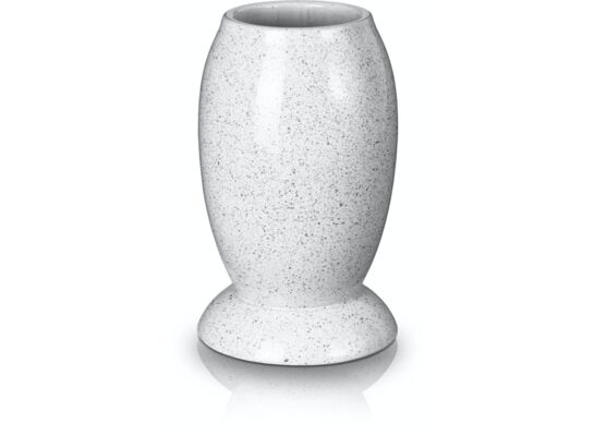 Wazon stożek 22 cm biały