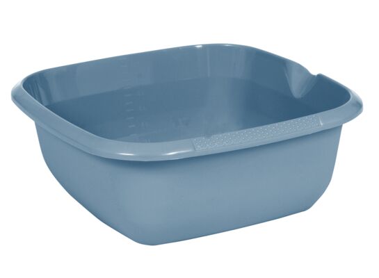 Miska kwadratowa z wylewką Björk 13 l niebieska keeeper