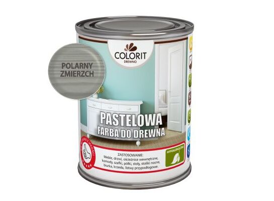 Pastelowa farba do drewna Polarny zmierzch 0,75 l COLORIT DREWNO