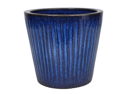 Donica 4378 szkliwo mrozoodporna 29,5 x 26 cm niebieski 007