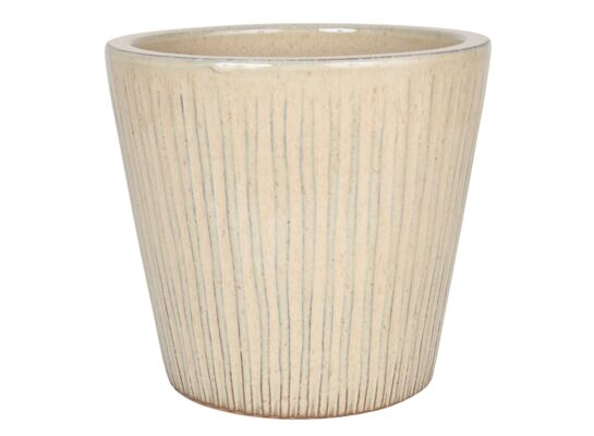 Donica 4378 szkliwo mrozoodporna 23 x 21 cm krem 003