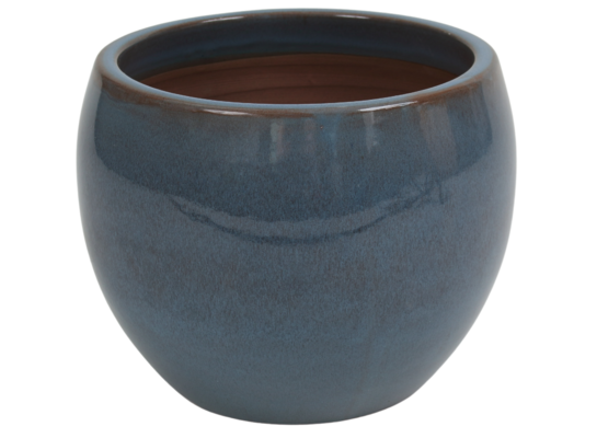 Donica 1561 szkliwo 22 x 29 cm mrozoodporna jasny błękit 003