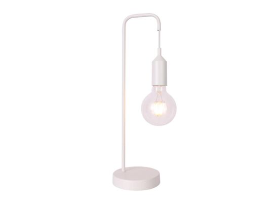Lampa stołowa LAREN 1 x 40 W E27 biały