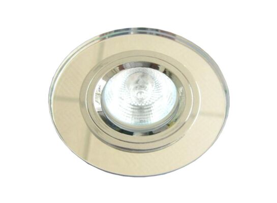 Oprawa stropowa stała okrągła SS-15 MR16 chrom-transparentny