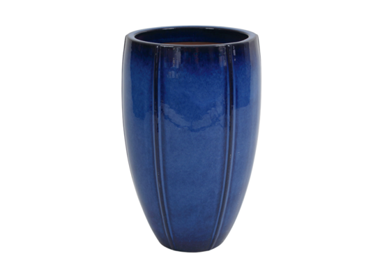 Donica 4403 szkliwo 32 x 49,5 cm mrozoodporna stożek niebieski 007