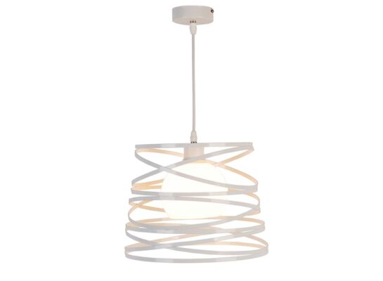 Lampa wisząca AKITA 1 x 40 W E27 biały