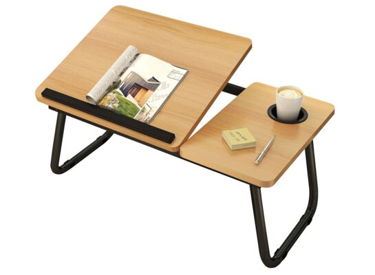 Stolik pod laptopa w kolorze dębu 55 x 23,5 x 32 cm