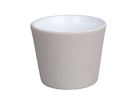 Osłonka ceramiczna 440 8 cm jasny grafit struktura