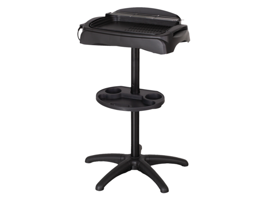 Grill elektryczny prostokątny czarny